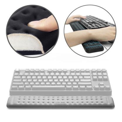 Mechanical Keyboard Wrist Rest Memory Foam Mouse Pad, Size : M (Grey) by buy2fix