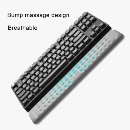 Mechanical Keyboard Wrist Rest Memory Foam Mouse Pad, Size : M (Grey) by buy2fix