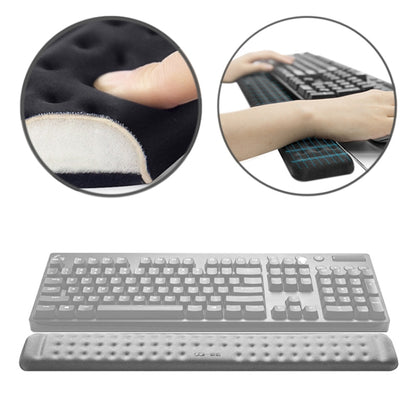 Mechanical Keyboard Wrist Rest Memory Foam Mouse Pad, Size : L (Grey) by buy2fix