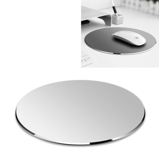 Circle Shape Aluminum Alloy Double-sided Non-slip Mat Desk Mouse Pad by buy2fix