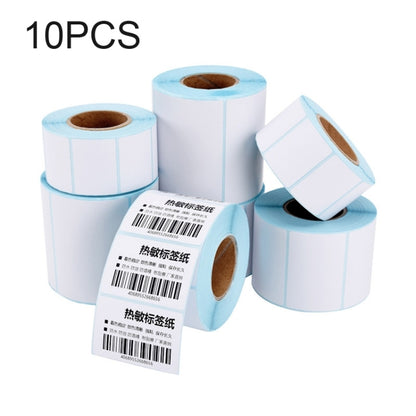 10 PCS 40x20x1500 Self-adhesive Thermal Barcode Label Paper - Printing Paper by buy2fix | Online Shopping UK | buy2fix