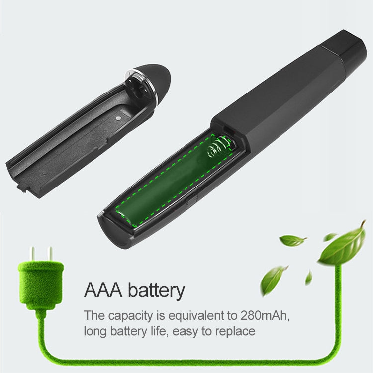 2.4GHz Wireless Laser PowerPoint Page Turning Pen Multimedia Wireless Presentation Projection Pen with USB Receiver, Remote Control Distance: 30m by buy2fix