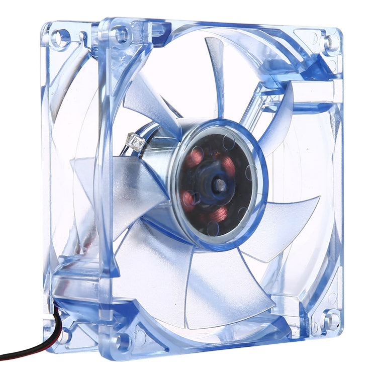 8025 4 Pin DC 12V 0.18A Computer Case Cooler Cooling Fan with LED Light, Random Color Delivery , Size: 80x80x25mm by buy2fix