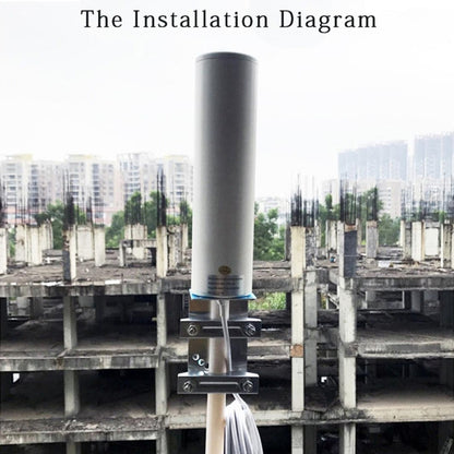 4G LTE WiFi 12DBi Omni External Barrel Antenna with CRC9 Male(White) by buy2fix