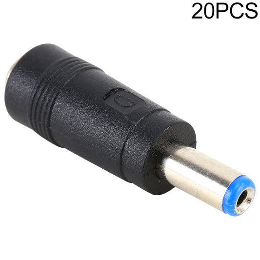 20 PCS 5.5 x 2.1mm DC Female to 5.5 x 2.5mm DC Male Power Plug Tip - Universal Power Adapter by buy2fix | Online Shopping UK | buy2fix