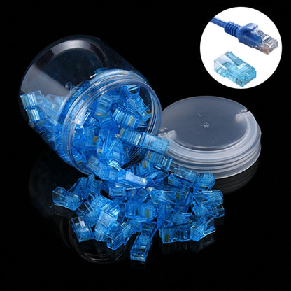 100 PCS Anpwoo Amp01 RJ45 Connector Modular Plug(Blue) by buy2fix