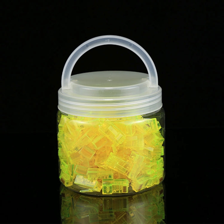 100 PCS Anpwoo Amp01 RJ45 Connector Modular Plug(Yellow) by buy2fix