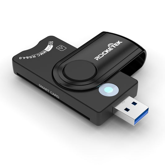 ROCKETEK CR310 USB 3.0 + TF Card + SD Card + SIM Card + Smart Card Multi-function Card Reader -  by ROCKETEK | Online Shopping UK | buy2fix