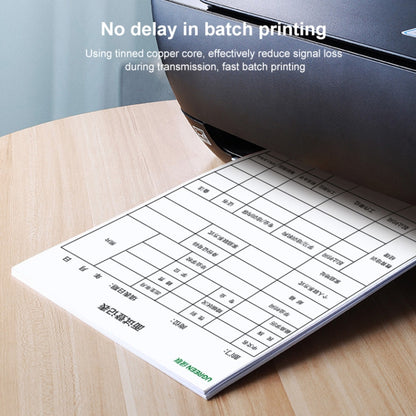 Ugreen Type-C / USB-C to Type-B Printer Nylon Braid Connect Data Cable, Length: 1.5m by UGREEN