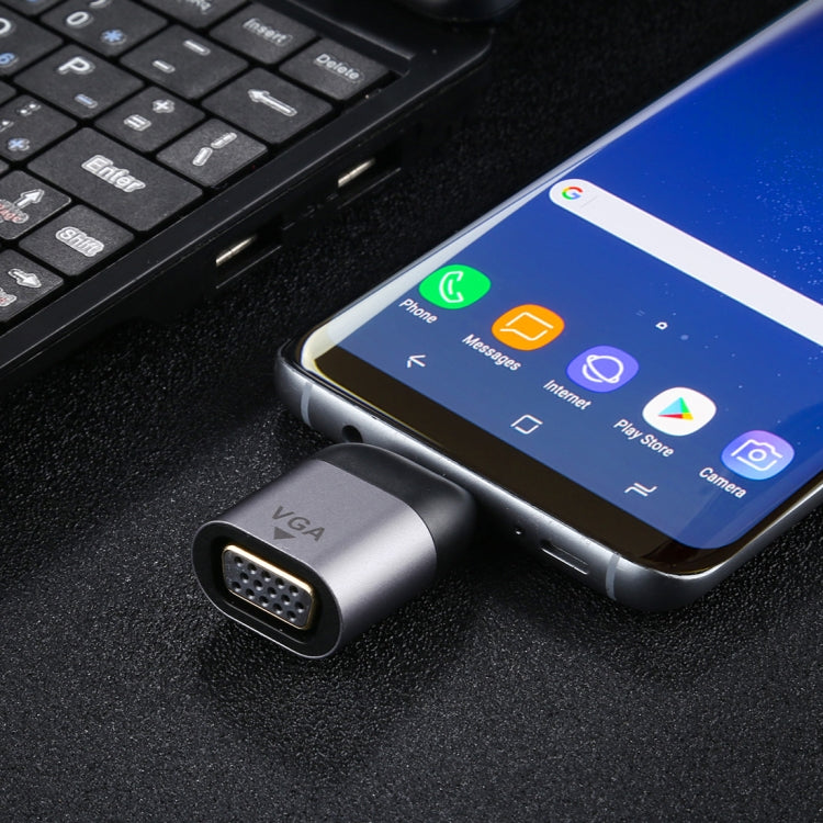 Type-C Male To VGA DB15P Female Adapter by buy2fix