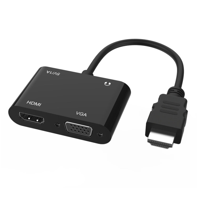 Onten 5165HV HDMI to HDMI + VGA Adapter - Adapter by Onten | Online Shopping UK | buy2fix
