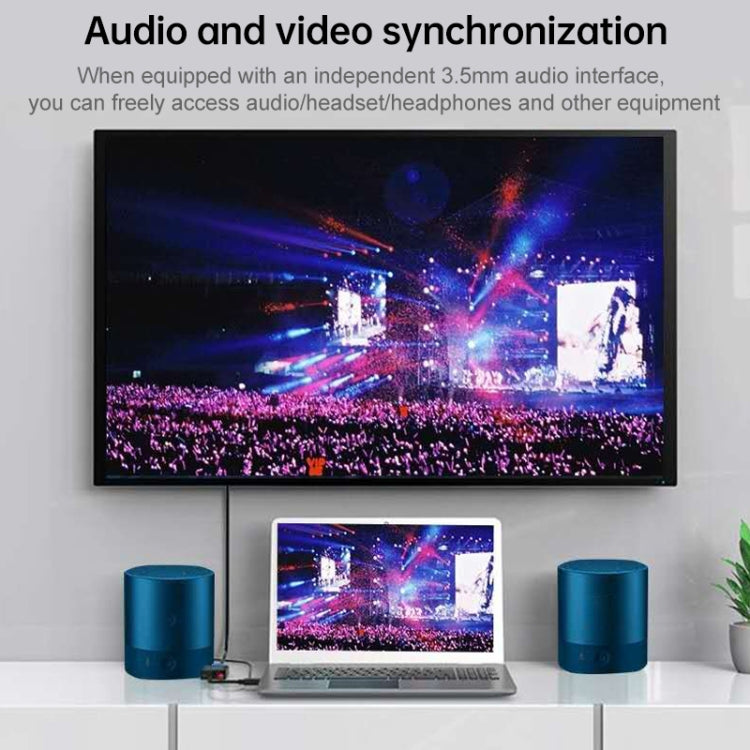 Onten 5165HV HDMI to HDMI + VGA Adapter - Adapter by Onten | Online Shopping UK | buy2fix