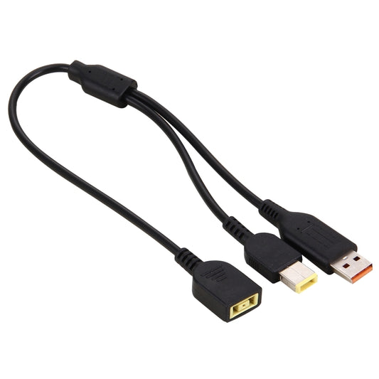 Big Square (First Generation) Female to Lenovo YOGA 3 & Big Square (First Generation) Male Interfaces Power Adapter Cable for Lenovo Laptop Notebook, Length: about 30cm - For Lenovo by buy2fix | Online Shopping UK | buy2fix