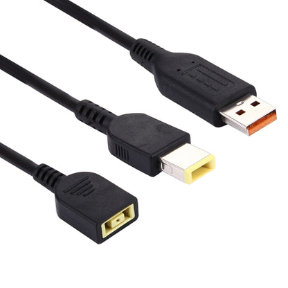 Big Square (First Generation) Female to Lenovo YOGA 3 & Big Square (First Generation) Male Interfaces Power Adapter Cable for Lenovo Laptop Notebook, Length: about 30cm - For Lenovo by buy2fix | Online Shopping UK | buy2fix