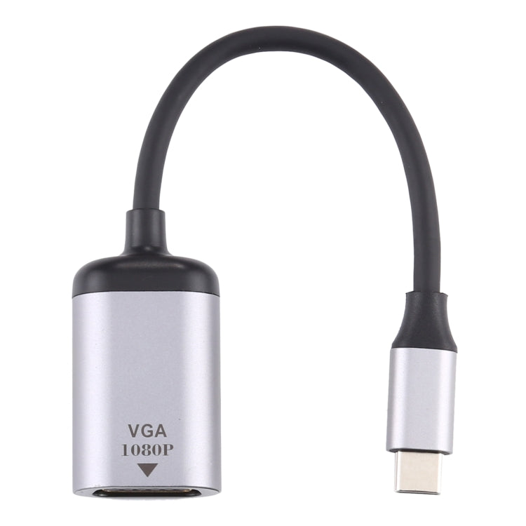 1080P VGA Female to Type-C / USB-C Male Connecting Adapter Cable by buy2fix