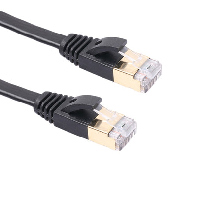 5m CAT7 10 Gigabit Ethernet Ultra Flat Patch Cable for Modem Router LAN Network - Built with Shielded RJ45 Connectors (Black) by buy2fix