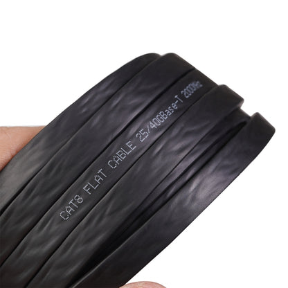 CAT8-2 Double Shielded CAT8 Flat Network LAN Cable, Length: 20m by buy2fix