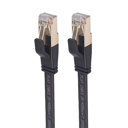 CAT8-2 Double Shielded CAT8 Flat Network LAN Cable, Length: 0.5m by buy2fix