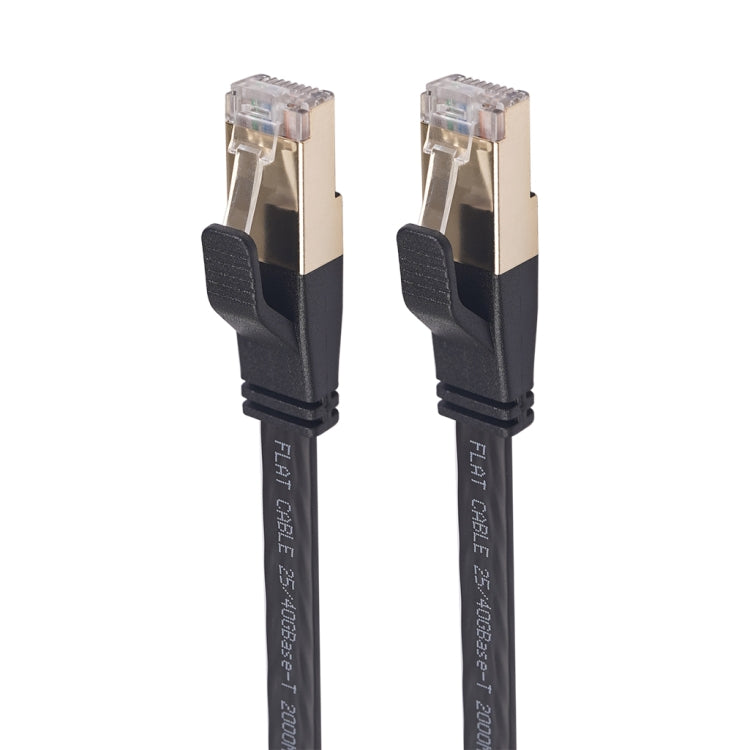 CAT8-2 Double Shielded CAT8 Flat Network LAN Cable, Length: 15m by buy2fix