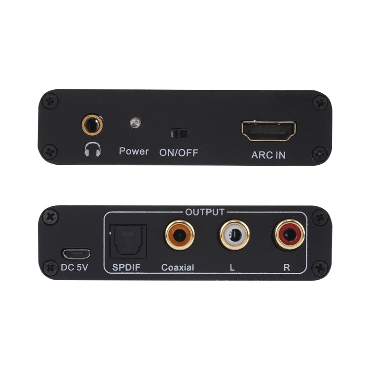 192KHz ARC Audio Extractor HDMI ARC to SPDIF + Coaxial + L/R Converter Audio Return Channel Adapter - Converter by buy2fix | Online Shopping UK | buy2fix