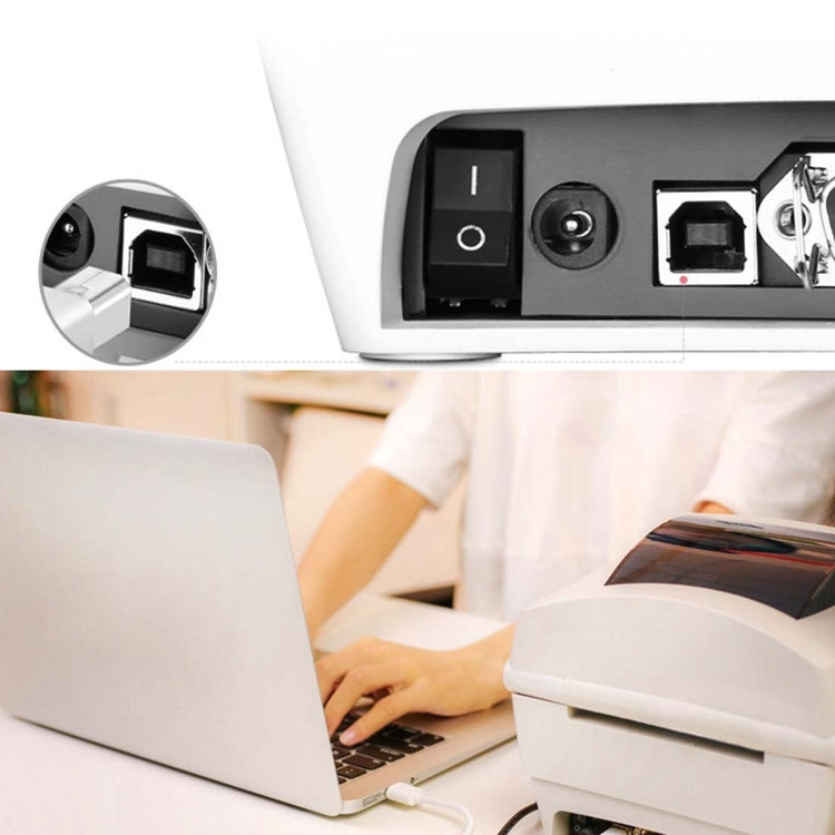 USB BM to BF Printer Extension Cable with Screw Hole, Length: 1m by buy2fix