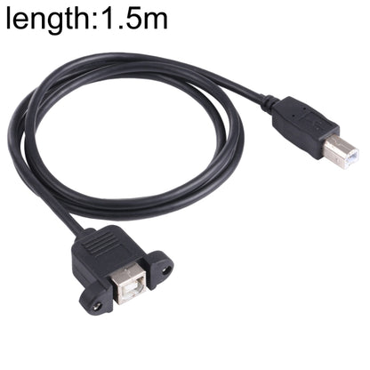 USB BM to BF Printer Extension Cable with Screw Hole, Length: 1.5m by buy2fix