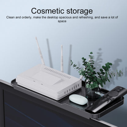 Computer Monitor Router Storage Bracket Television Set-top Box Shelf (White) - Laptop Stand by buy2fix | Online Shopping UK | buy2fix