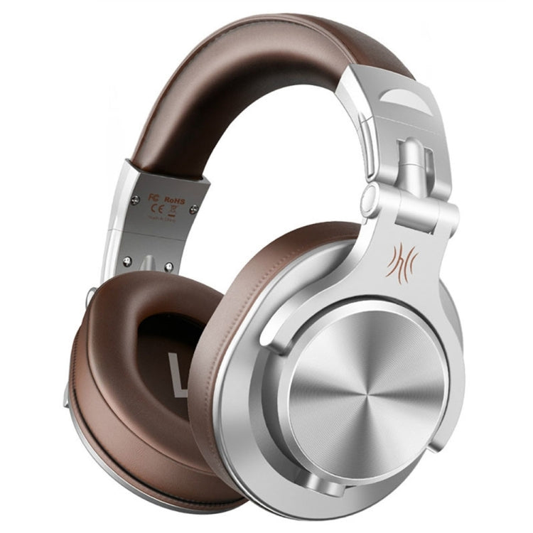 OneOdio A71 Head-mounted Noise Reduction Wired Headphone with Microphone(Brown) - Multimedia Headset by buy2fix | Online Shopping UK | buy2fix