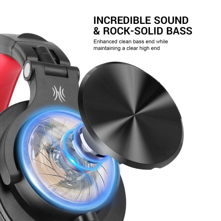 OneOdio A71 Head-mounted Noise Reduction Wired Headphone with Microphone(Brown) - Multimedia Headset by buy2fix | Online Shopping UK | buy2fix