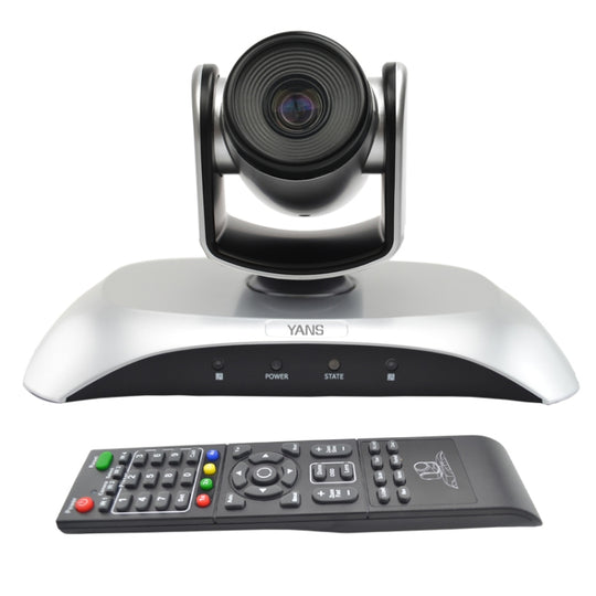 YANS YS-H13UH USB HD 1080P 3X Zoom Wide-Angle Video Conference Camera with Remote Control(Silver)