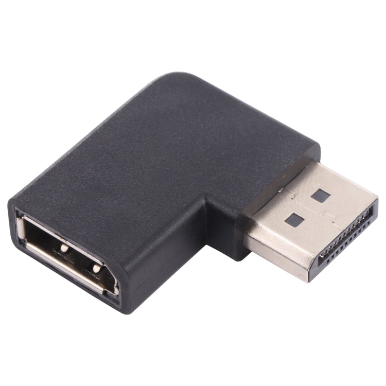 8K DisplayPort Male to DisplayPort Female Elbow Adapter by buy2fix
