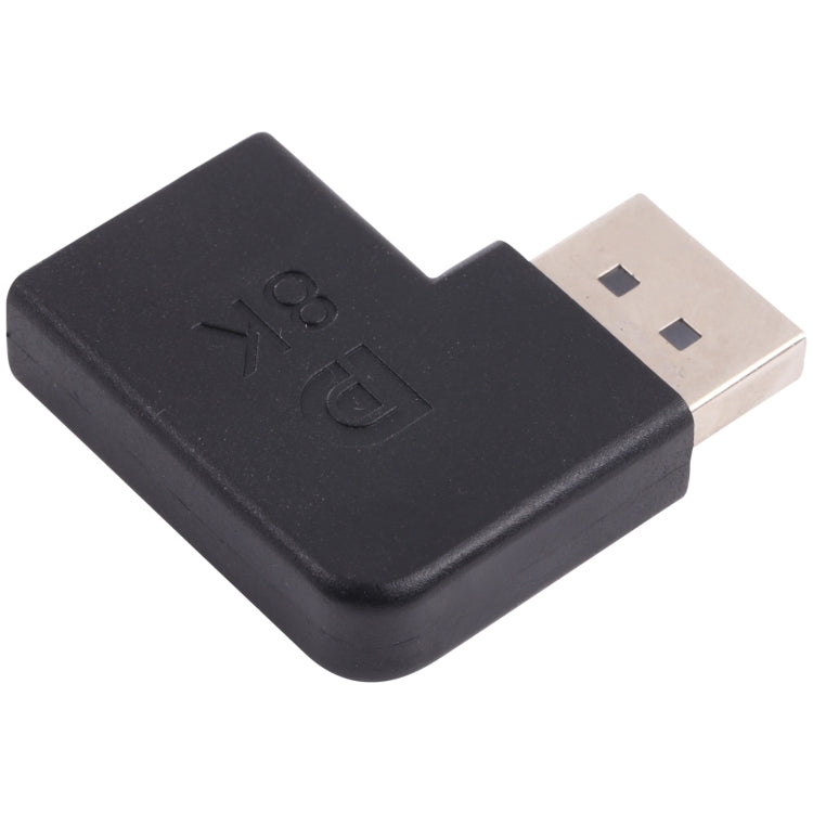 8K DisplayPort Male to DisplayPort Female Elbow Adapter by buy2fix