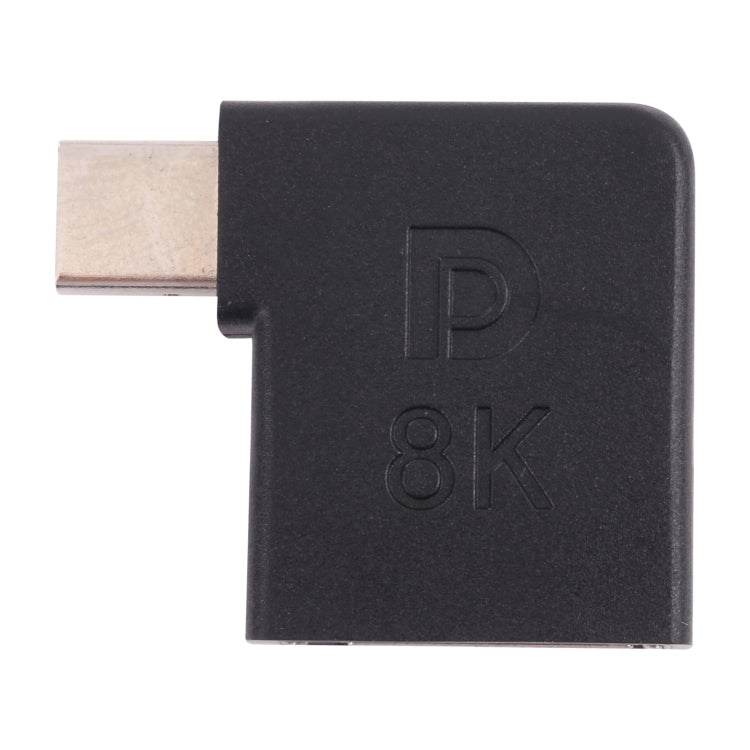 8K Mini DisplayPort Male to DisplayPort Female Elbow Adapter by buy2fix