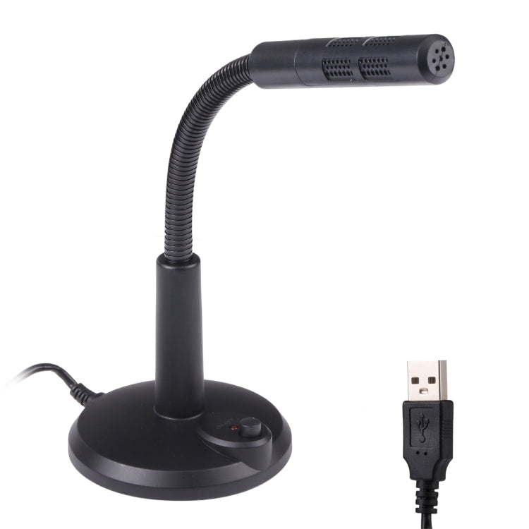 M-309 USB Drive-free Computer Microphone(Black) by buy2fix