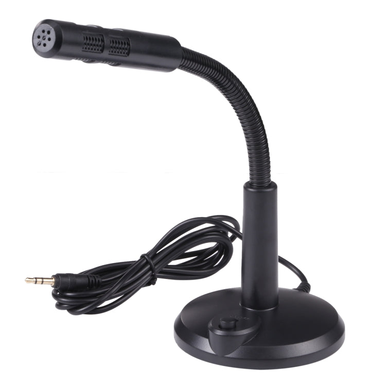 M-309 3.5mm Plug Drive-free Computer Microphone(Black) by buy2fix
