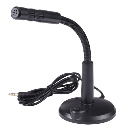 M-309 3.5mm Plug Drive-free Computer Microphone(Black) by buy2fix