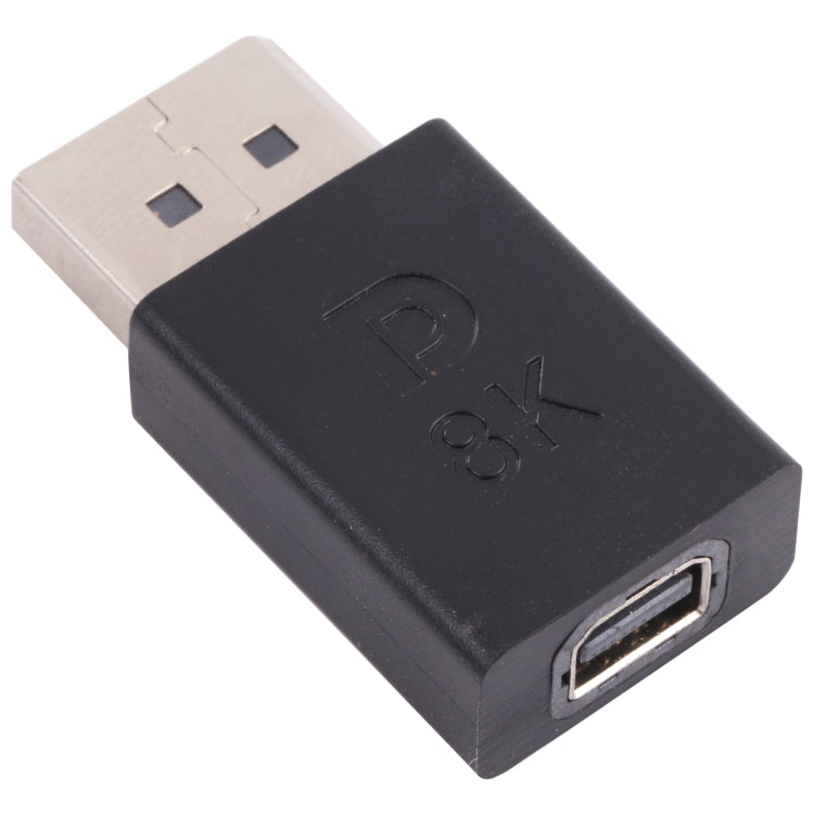 8K DisplayPort Male to Mini DisplayPort Female Straight Adapter by buy2fix