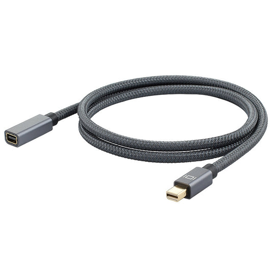 OD6.5mm Mini DP Male to Female DisplayPort Cable by buy2fix