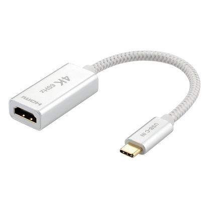 USB 3.1 Type-C Male to HDMI Female Video Adapter Cable, Length: 20cm by buy2fix