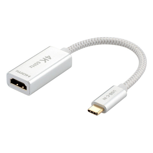 USB 3.1 Type-C Male to HDMI Female Video Adapter Cable, Length: 20cm by buy2fix