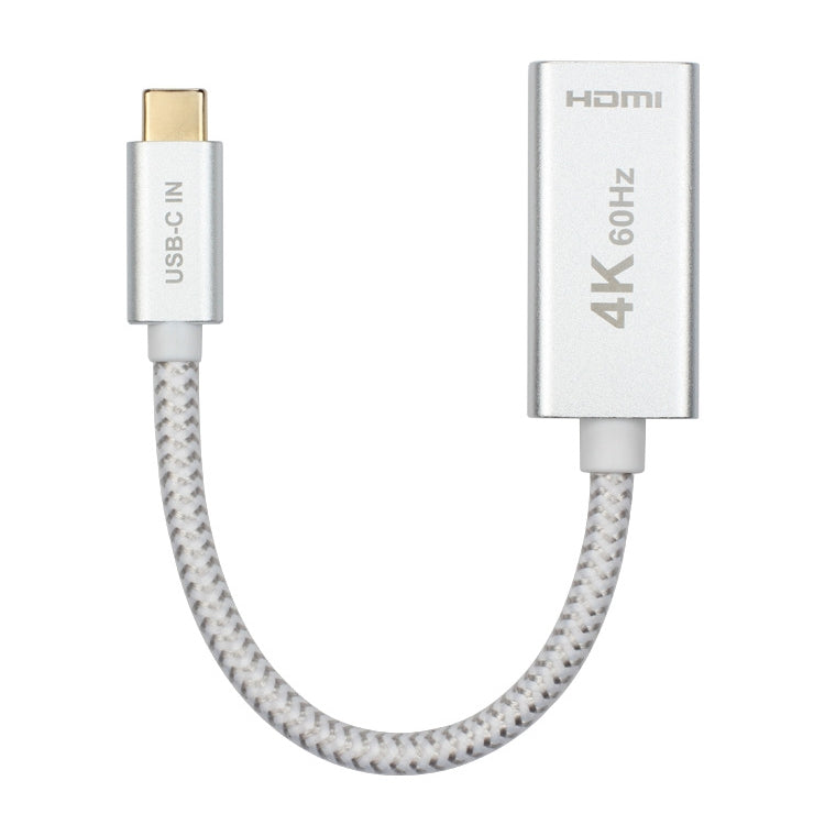 USB 3.1 Type-C Male to HDMI Female Video Adapter Cable, Length: 20cm by buy2fix