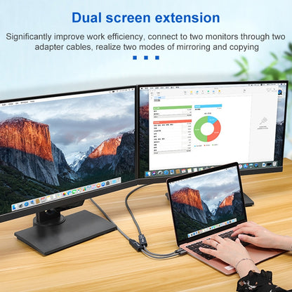 USB 3.1 Type-C Male to HDMI Female Video Adapter Cable, Length: 20cm by buy2fix