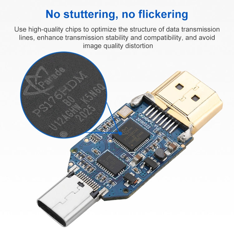 USB 3.1 Type-C / USB-C Female to HDMI Male Adapter by buy2fix