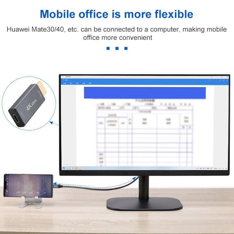 USB 3.1 Type-C / USB-C Female to HDMI Male Adapter by buy2fix