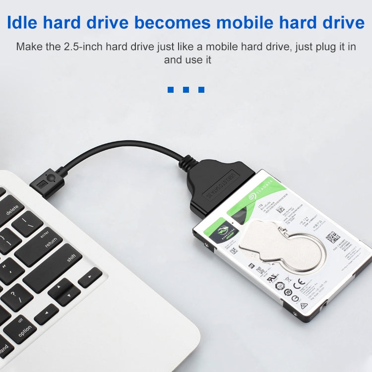USB Type-C / USB-C to SATA 2 7+15 Easy Drive Cable, Length: 20cm by buy2fix