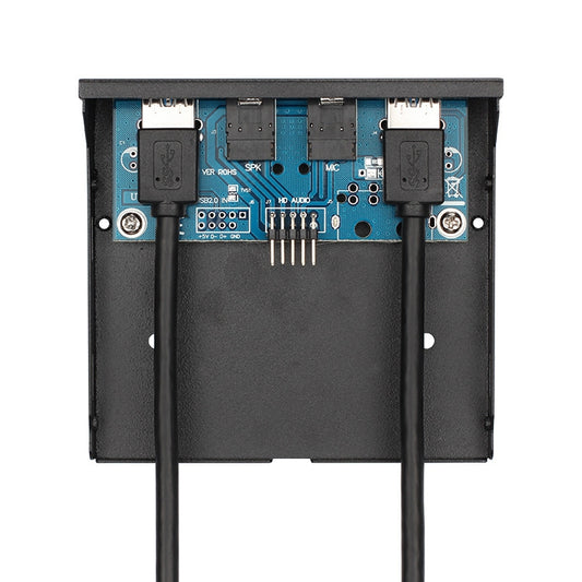 2 Ports + HD-AUDIO USB 3.0 Front Panel Data Hub - Floppy Drives by buy2fix | Online Shopping UK | buy2fix