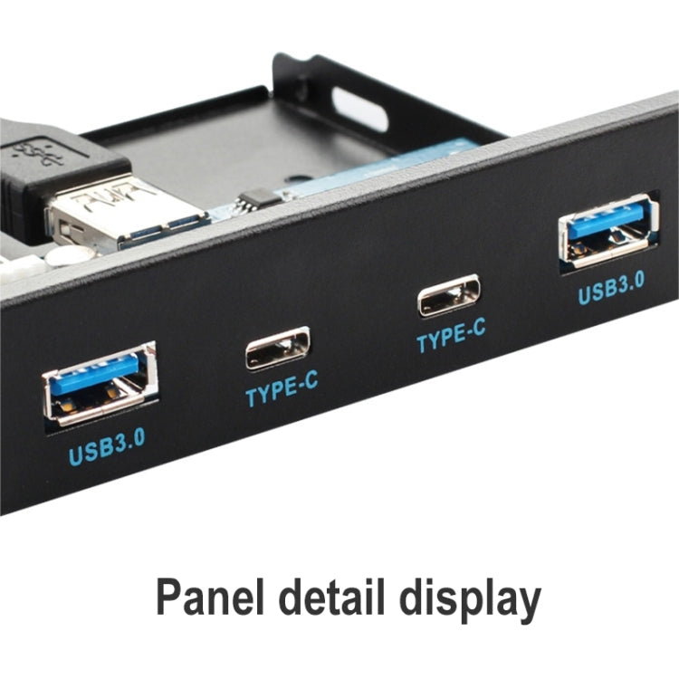 2 x USB 3.0 + 2 x USB-C / Type-C Floppy Drive Front Panel by buy2fix