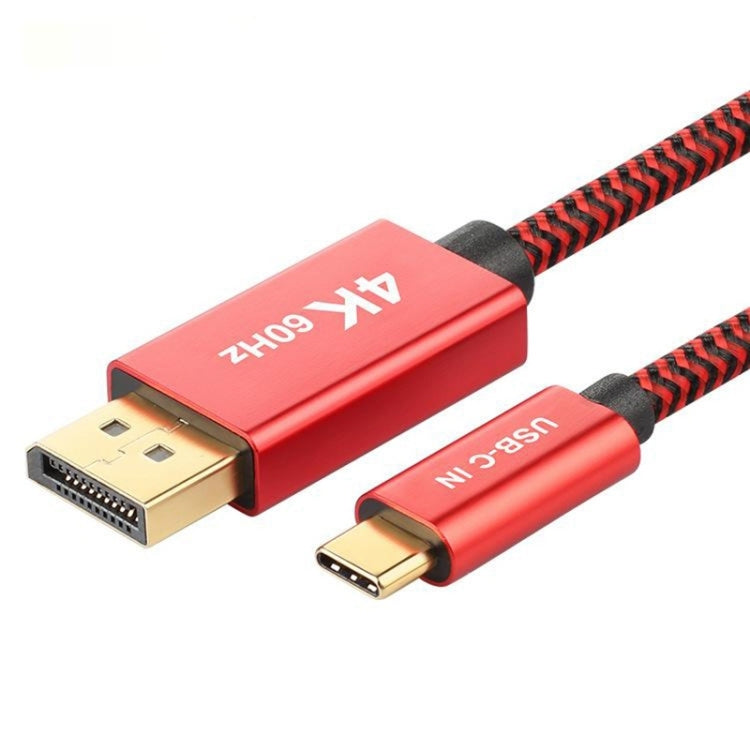 4K 60Hz USB-C / Type-C Male to DisplayPort Male HD Adapter Cable by buy2fix