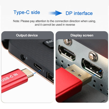 4K 60Hz USB-C / Type-C Male to DisplayPort Male HD Adapter Cable by buy2fix