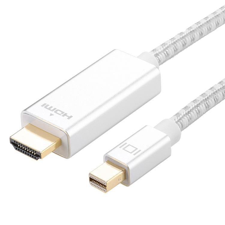1080P 60Hz Mini DisplayPort to HDMI Cable, Cable Length:2m (Silver) by buy2fix